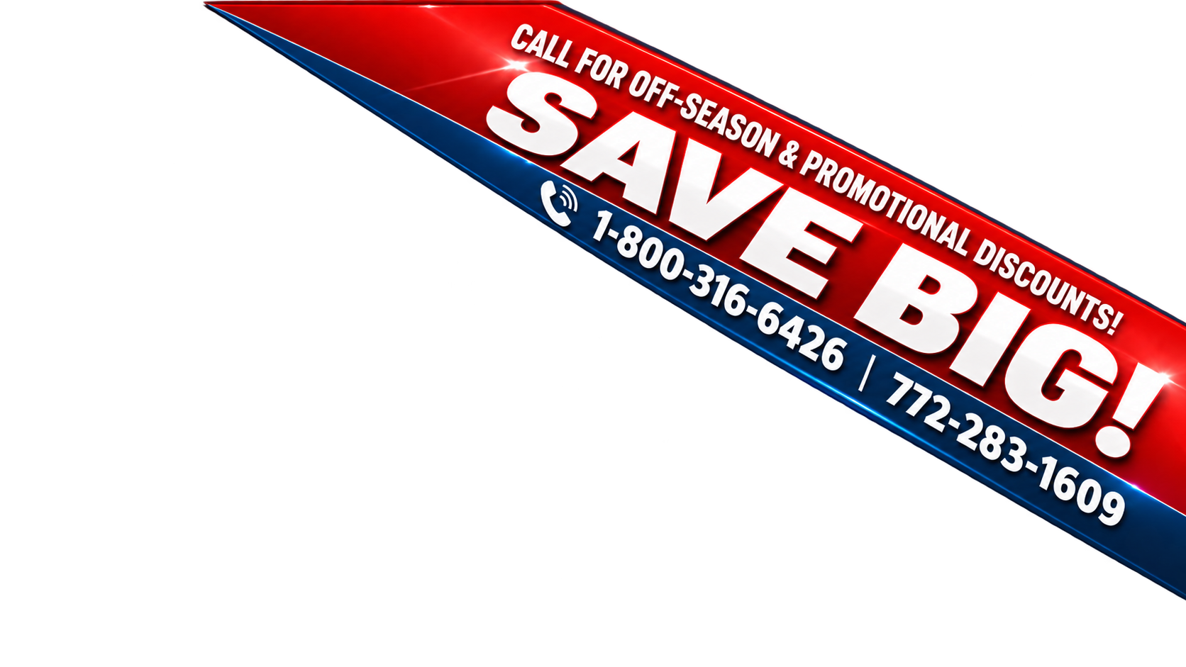 Call for Webasto off-season and promotional discounts. Save big! 1-800-316-6426 or 772-283-1609.